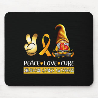 Tapis De Souris Ribbon de sensibilisation au cancer de l'enfance P