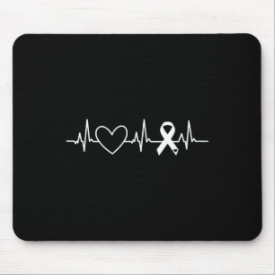 Tapis De Souris Ribbon du mois de sensibilisation aux maladies car