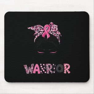 Tapis De Souris Ribbon rose Cancer du sein guerrier de sensibilisa
