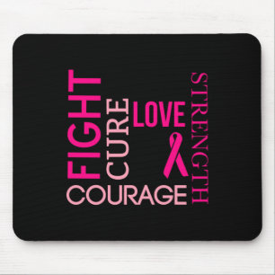 Tapis De Souris Ribbon rose Cancer du sein Lutte contre les surviv