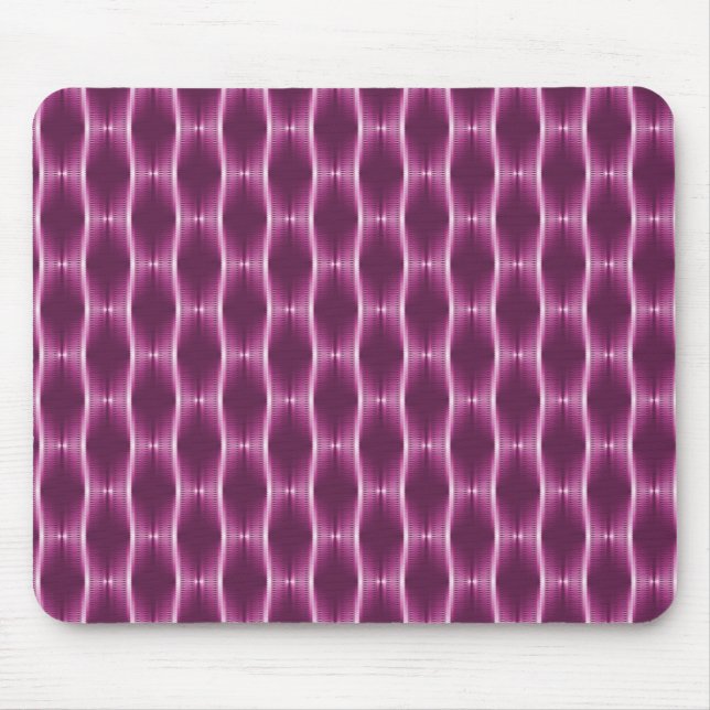 Tapis De Souris Ribbons métalliques Fuchsia Mousepad (Devant)