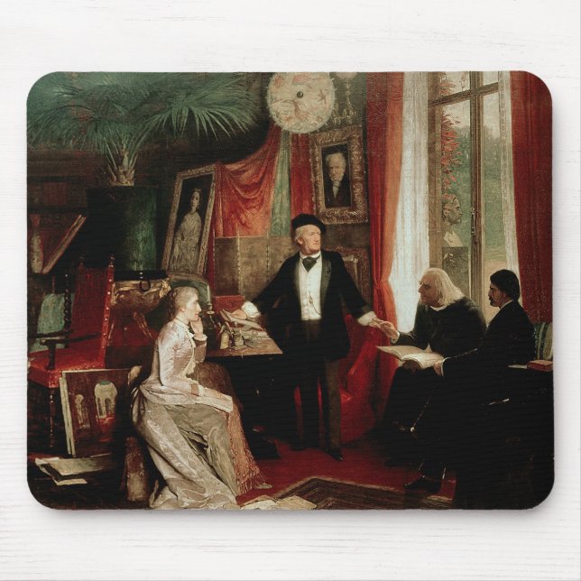 Tapis De Souris Richard Wagner avec le daught de Franz Liszt et de (Devant)