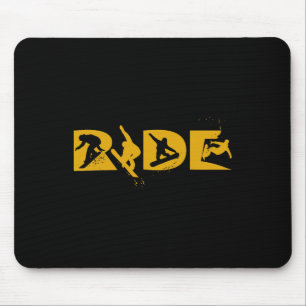 Tapis De Souris Ride Snowboard Funny Snowboard Snowboard Cadeau