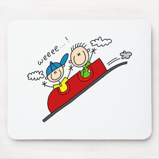 Tapis de souris Riding The Rollercoaster (Devant)