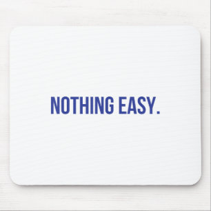 Tapis De Souris Rien de facile Motivation Sport court Esprit Quot