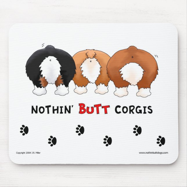 Tapis De Souris Rien n'aboutent des Corgis Mousepad (Devant)