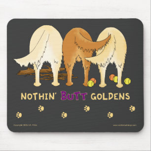Tapis De Souris Rien n'aboutent Goldens Mousepad