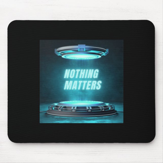 Tapis De Souris Rien N'Est Juste Chill Sticker (Devant)