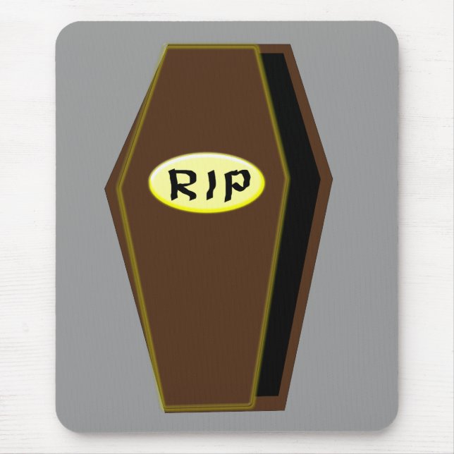 Tapis De Souris RIP Halloween café de Doom Mousepad (Devant)