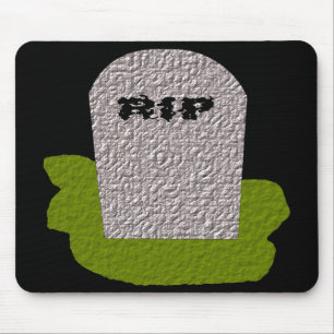 Tapis De Souris RIP Tombstone Mousepad