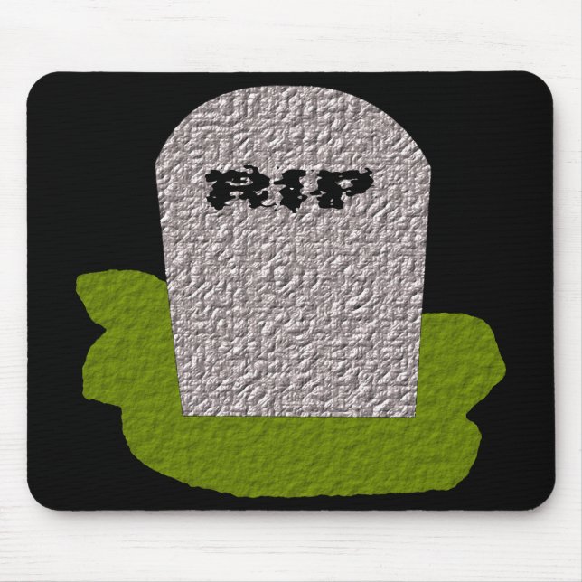 Tapis De Souris RIP Tombstone Mousepad (Devant)