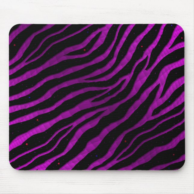Tapis De Souris Ripped SpaceTime Stripes - rose/Purple (Devant)