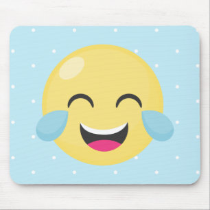 Tapis De Souris Rire les points bruyants d'Emoji