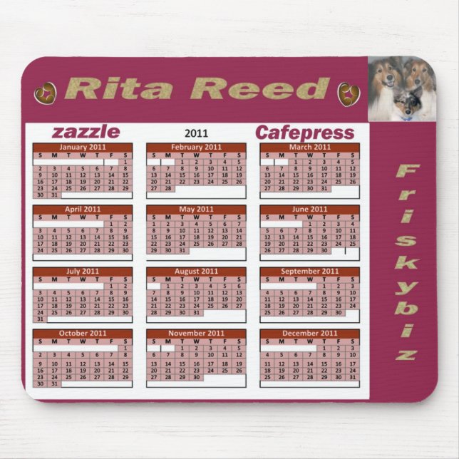 Tapis De Souris Rita Mousepad (Devant)