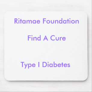 Tapis De Souris Ritamae FoundationFind un traitement, type diabèt