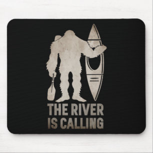 Tapis De Souris Rivière Bigfoot Kayak Sasquatch Camping Cadeau Can