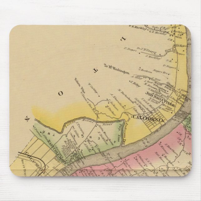 Tapis De Souris Rivière et vallée de l'Ohio supérieur (Devant)