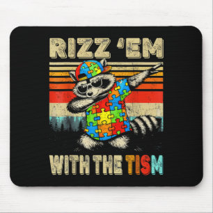 Tapis De Souris Rizz Em avec The Tism Éducation Spéciale Autisme