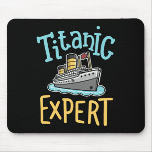 Tapis De Souris Rms Titanic Drôle Expert Rétro Bateau de Croisière