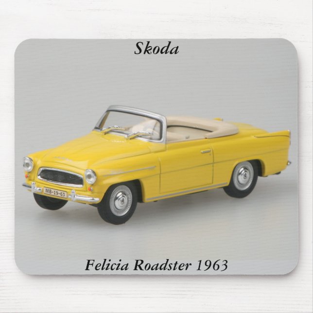 Tapis De Souris Roadster de Skoda Felicia Mousepad 1963 (Devant)