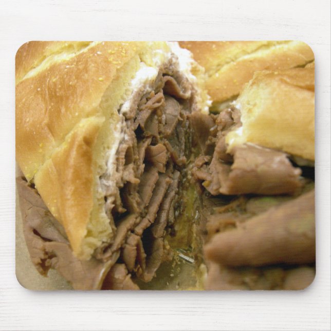 Tapis De Souris Roast beef sandwich with creamy goat cheese (Devant)