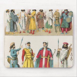 Tapis De Souris Robe persane, de "der Voelker de Trachten", 1864