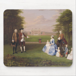 Tapis De Souris Robert Gwillym d'Atherton et de sa famille,