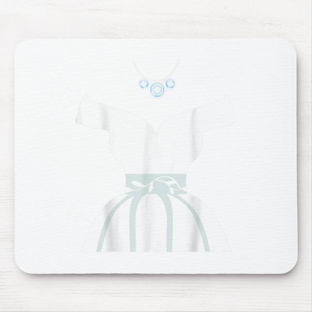 Tapis De Souris Robes de Mariée Réceptions de Mariage Graphique Mi (Devant)