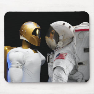 Tapis De Souris Robonaut 2, un adroit, hel 3 d'astronaute de