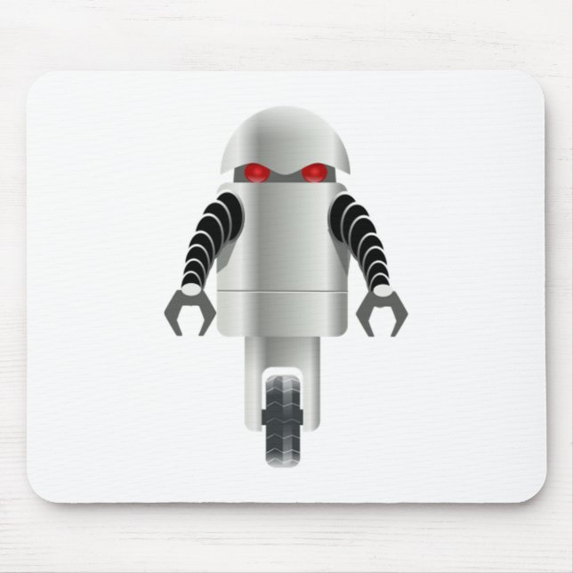 Tapis De Souris Robot de bande dessinée (Devant)