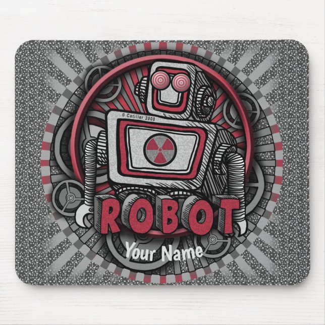 Tapis de souris Robot de la Nouvelle République  (Devant)