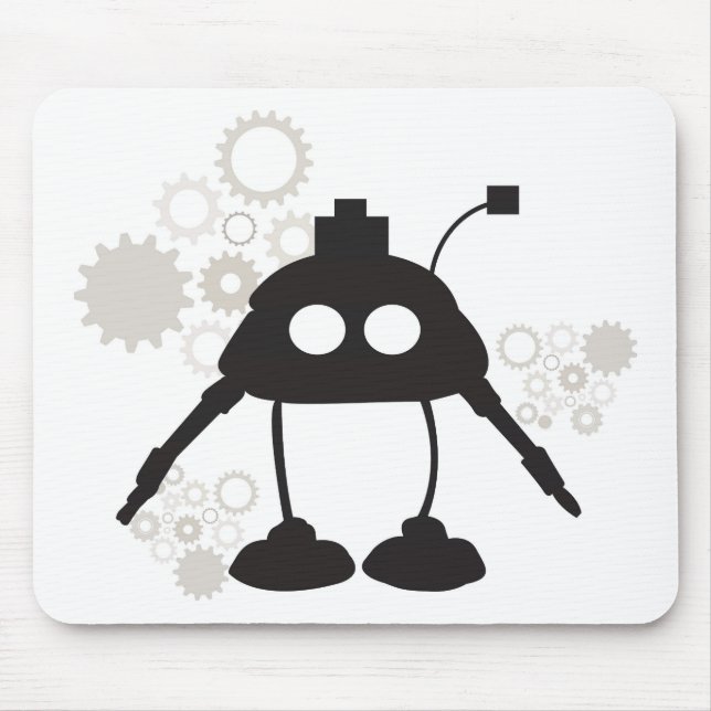 Tapis De Souris Robot et vitesses Mousepad (Devant)