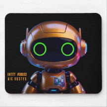 Tapis de souris robot IA Cyberpunk #00003 | AIC Ru