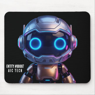 Tapis de souris robot IA Cyberpunk #00007 | AIC Te