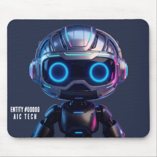 Tapis de souris robot IA Cyberpunk #00009 | AIC Te