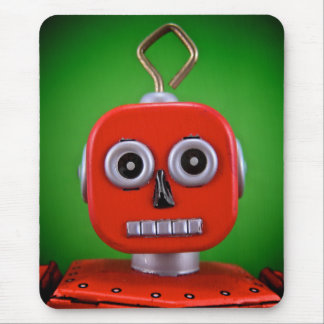 Tapis De Souris Robot rouge Mousepad
