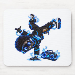 Tapis de souris - Robot Zap Breakdance - Univers A