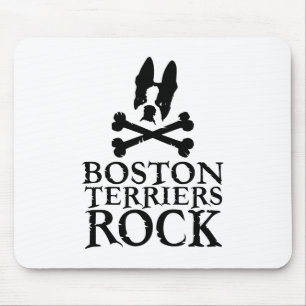 Tapis De Souris Roche de terriers de Boston