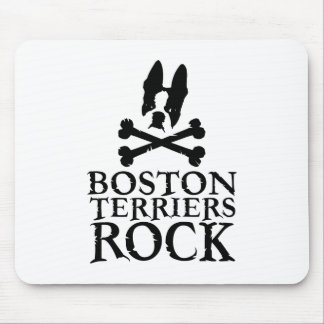 Tapis De Souris Roche de terriers de Boston