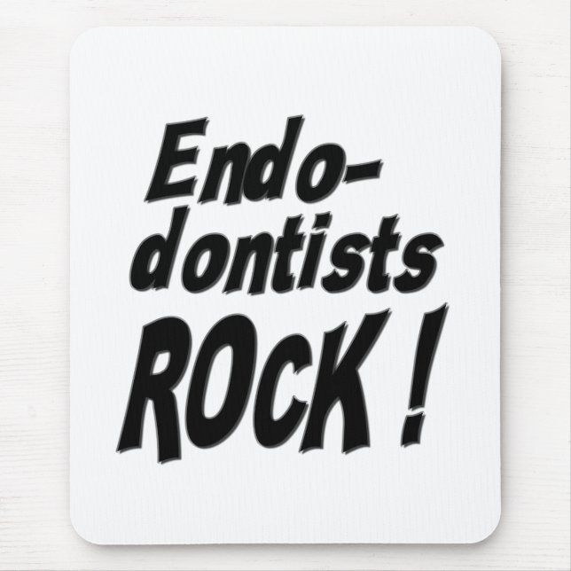 Tapis De Souris Roche d'Endodontists ! Mousepad (Devant)