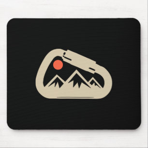 Tapis De Souris Roche d'escalade Bloc d'escalade Mousqueton Grimpe