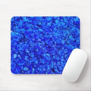 Tapis De Souris Roches en verre bleu