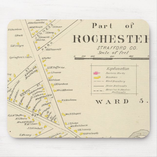 Tapis De Souris Rochester (Devant)