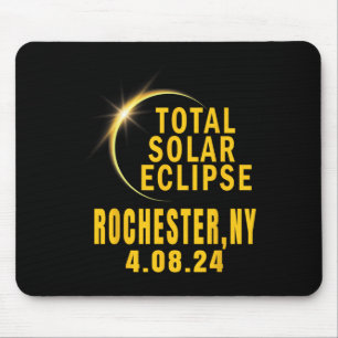 Tapis De Souris Rochester Ny Solar Eclipse 2024 Total Éclips Solai