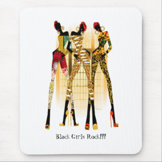 Tapis De Souris Rock Black Girls