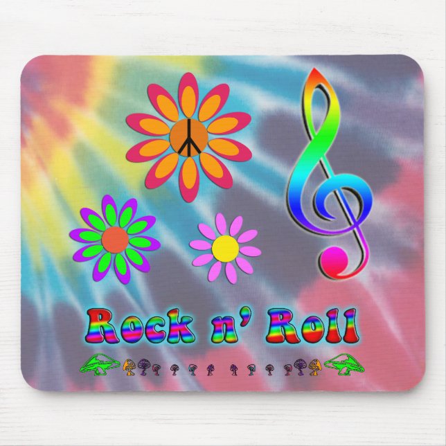 Tapis De Souris Rock n'Roll (Devant)
