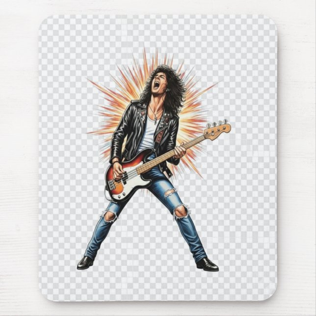 Tapis De Souris Rock star mousepad (Devant)