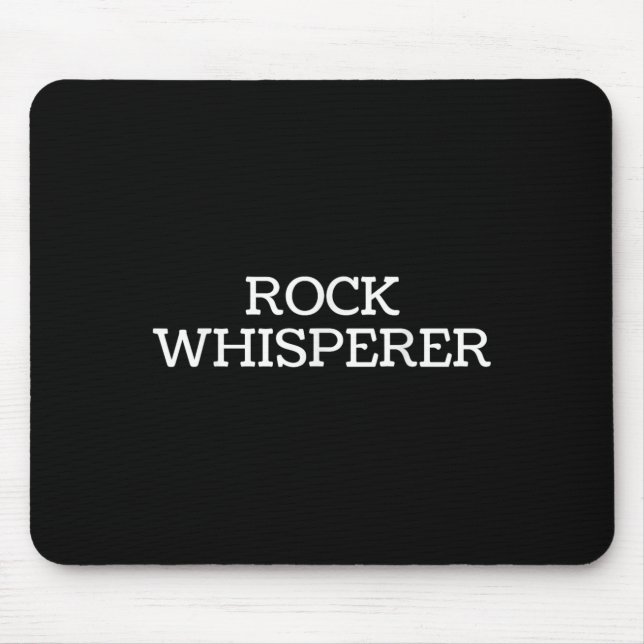 Tapis De Souris Rock Whisperer - Funny Geologist Stone Rock Collec (Devant)