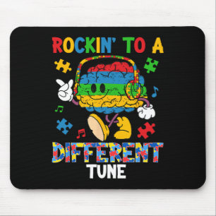 Tapis De Souris Rockin To Different Tune Autisme Sensibilisation G