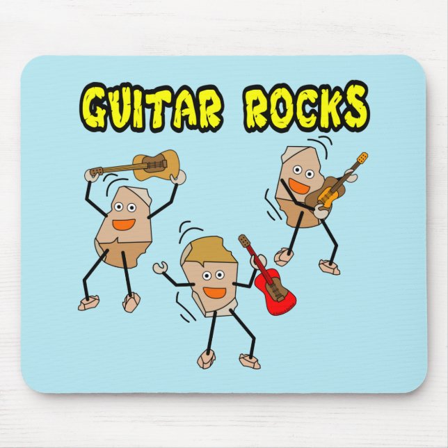 Tapis De Souris Rocks de guitare (Devant)